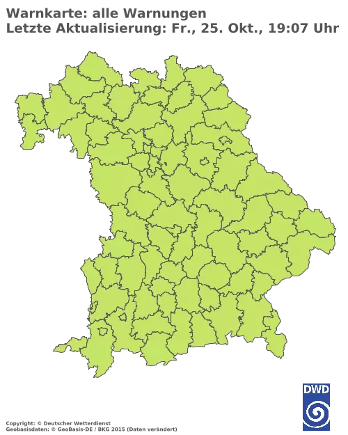 Aktuelle Wetterwarnungen für  Haßberge